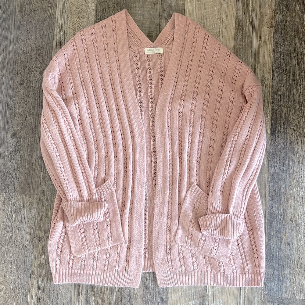 WOMANS/GIRLS PINK Cardigan